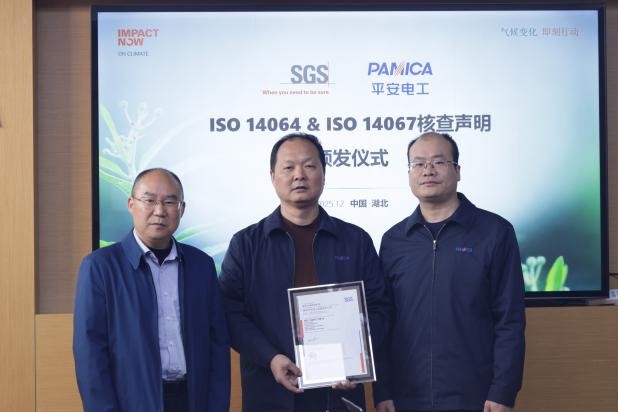 ISO 14067 Certificate